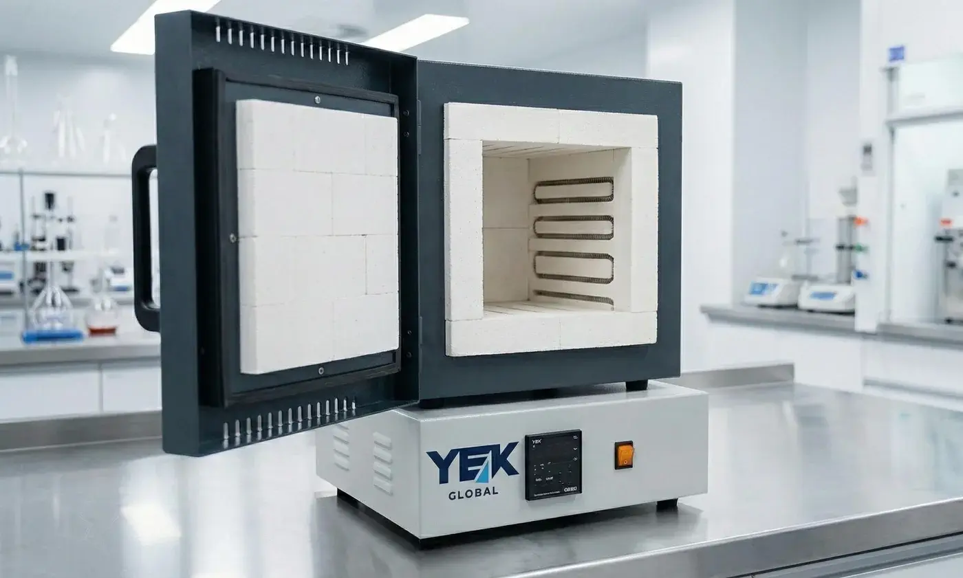 YEK-MF 7L kül fırını muffle furnace - Küçük görsel 3